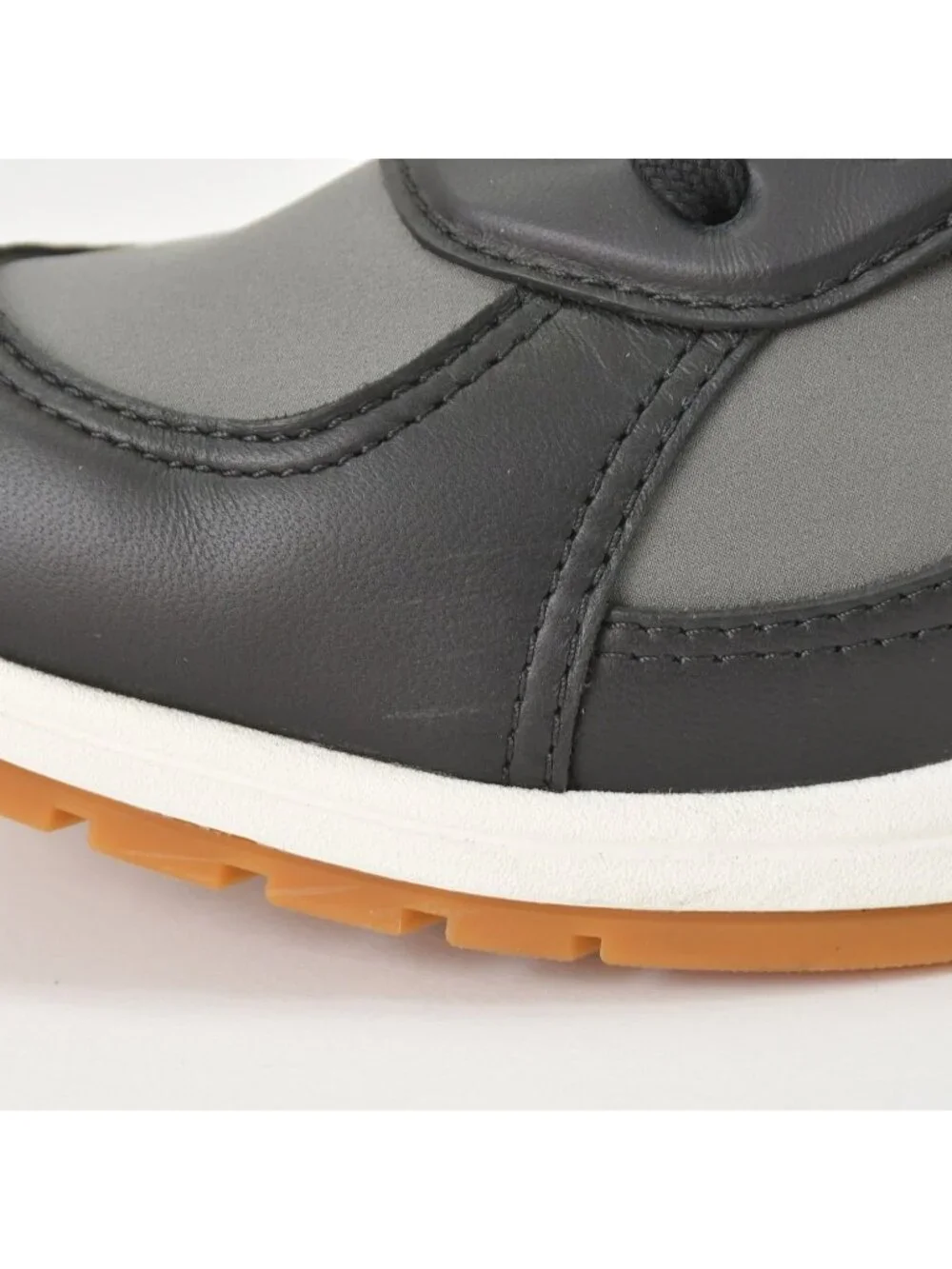Dior Mile Sneakers Smooth Lambskin Neoprene Black White Brown